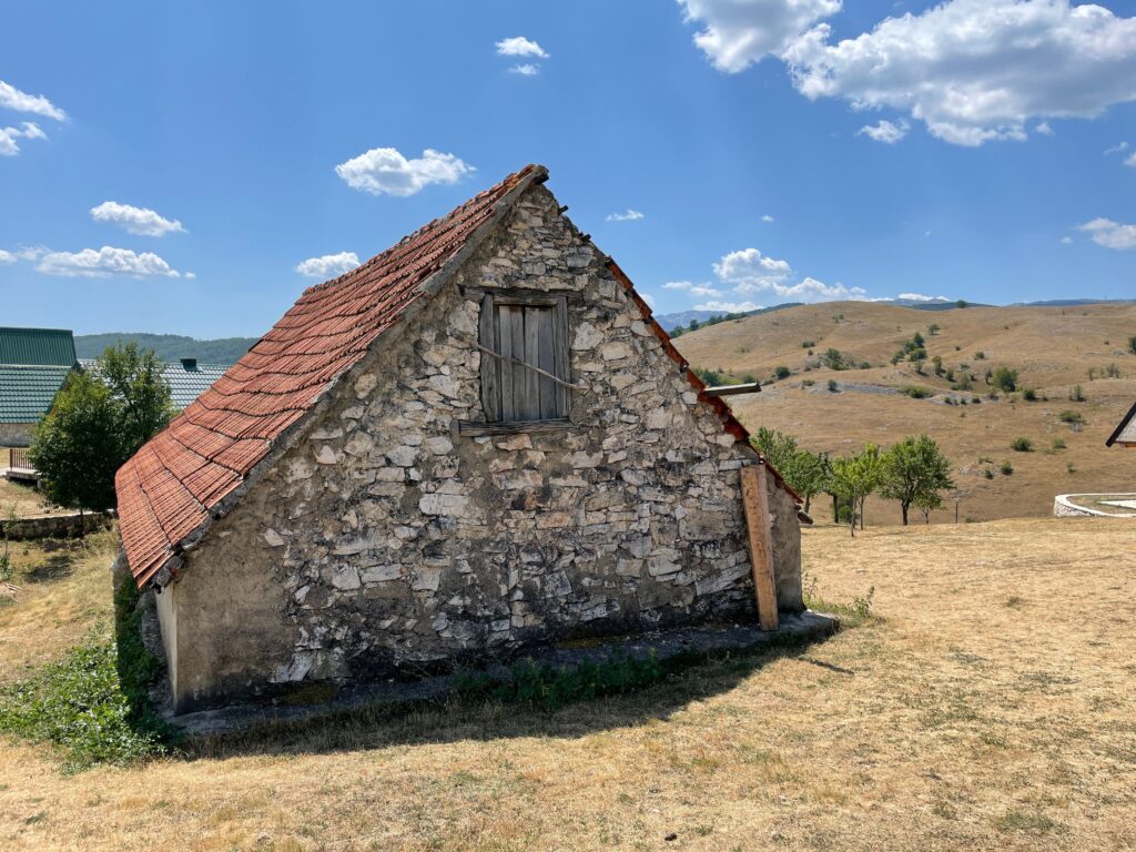 Old building in Pluzine, Montenegro