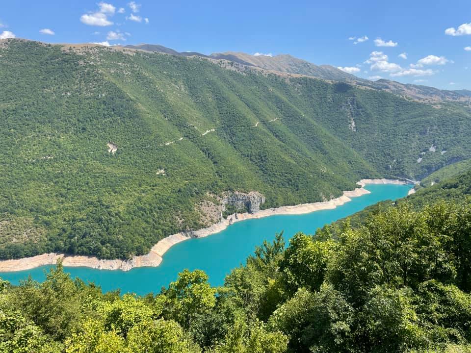 View of Pivsko Lake in Montenegro