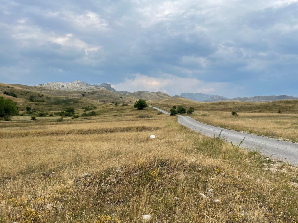 The mountains and plains in Pluzine